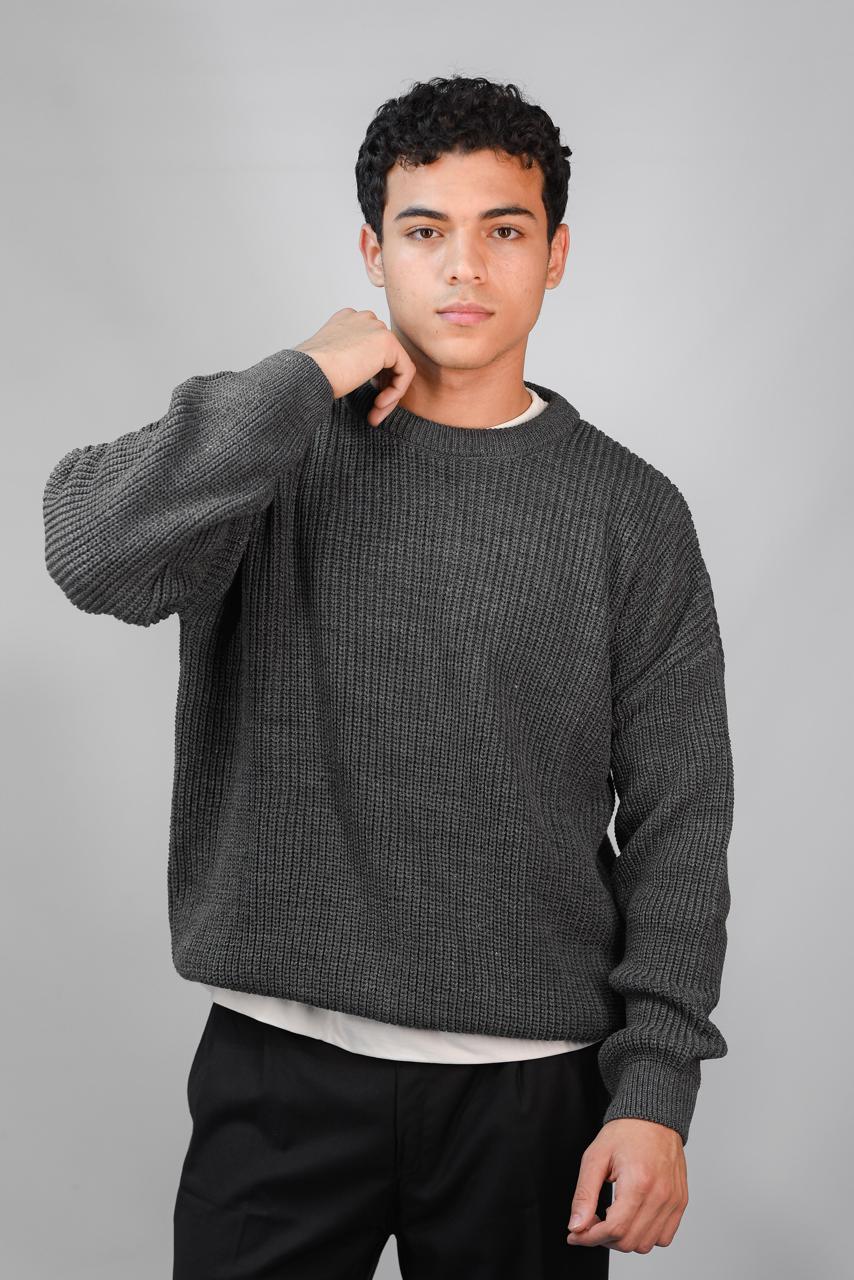 Crewneck knit sweater