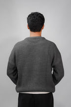 Crewneck knit sweater