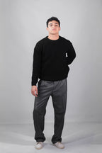 Crewneck knit sweater