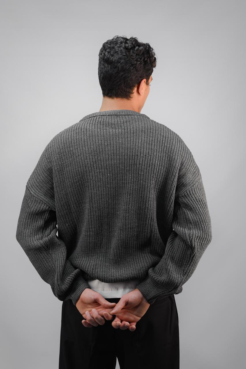 Crewneck knit sweater